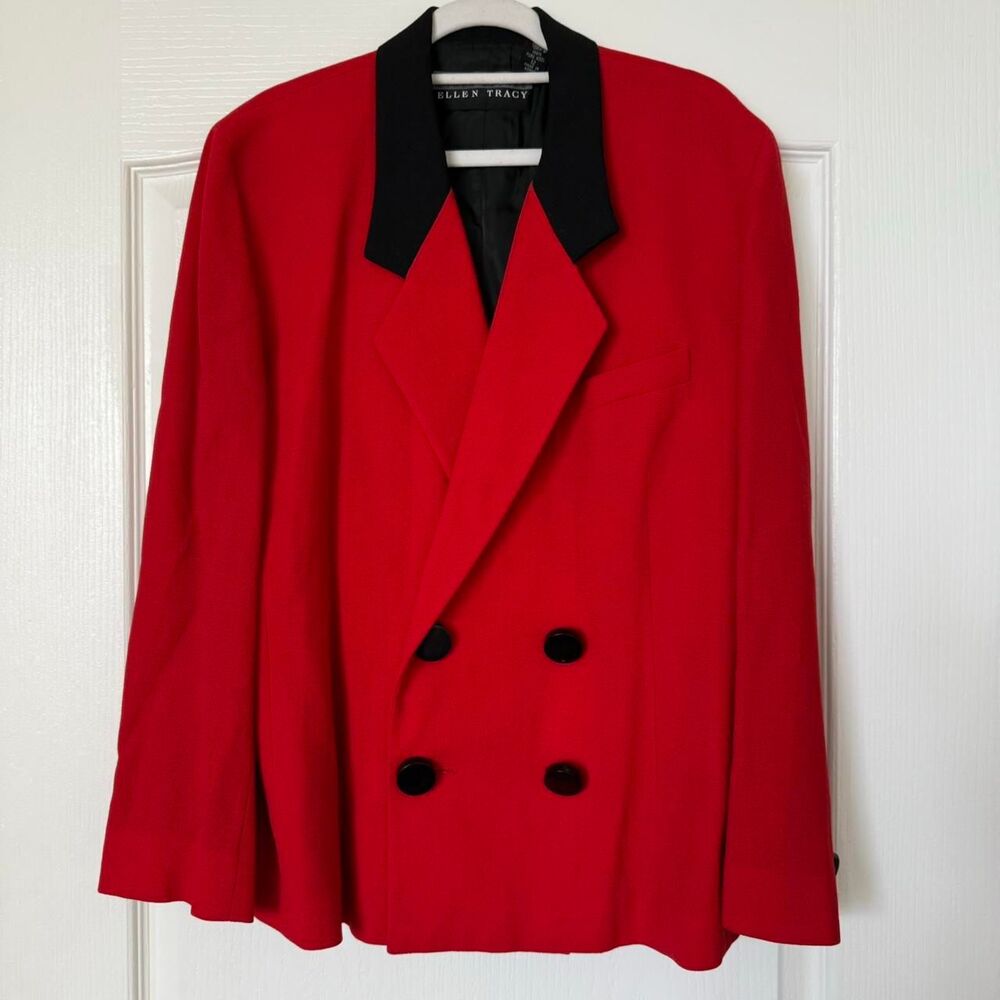 Ellen-tracy Women's Red Jacket